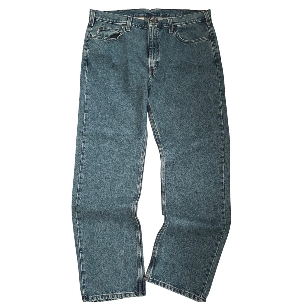 Workwear Carpenter Denim Jeans USA Made‎ Carhartt 40x34 Straight Leg Blue